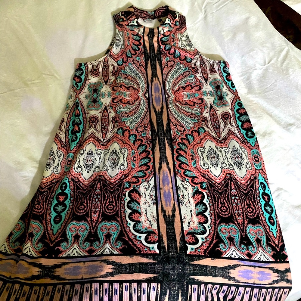 A-line halter dress